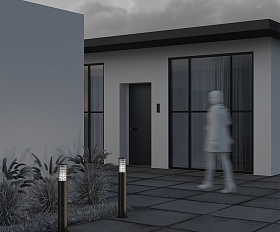 Ландшафтный светильник Bronx Maytoni O576FL-01B цвет Черный