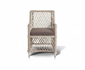 Плетеное кресло Латте 4SIS из искусственного ротанга, цвет бежевый