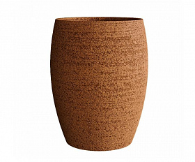 Кашпо Concretika Oval D30 H41 Erosia Ochre