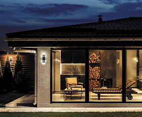 Настенный светильник (бра) Unter den Linden Maytoni O578WL-02B цвет Черный