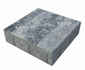 Тротуарные плиты Выбор Квадрум В.1.К.10 300х300х100 мм Листопад Гранит Антрацит