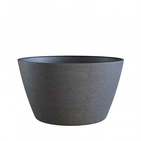 Кашпо Concretika Bowl D80 H45 Premium Grey фото 1