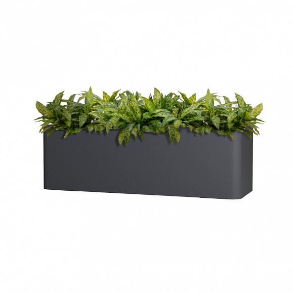 Кашпо TERRAFAKTURA Балконера 94х32х30 Маренго фото 1