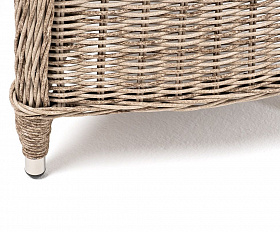 Обеденная группа Эспрессо–80 R 4SIS из искусственного ротанга, цвет бежевый