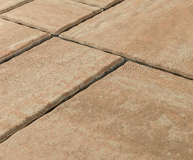 Тротуарная плитка Braer Патио 60 мм, ColorMix, цвет Плато