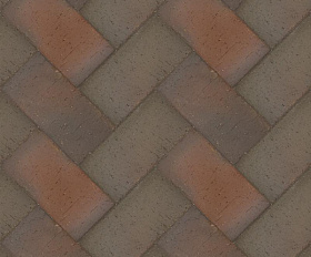 Тротуарная клинкерная брусчатка ЛСР Глазго 200х100х50 мм, темно-красный флешинг