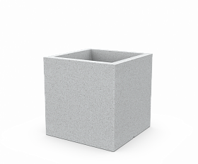 Кашпо Berkano Quarter 60 White Granite