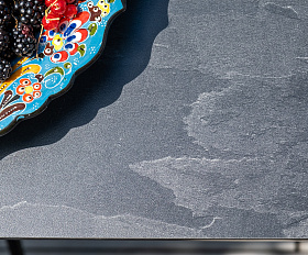 Конте интерьерный стол из HPL 70x70см, цвет серый гранит