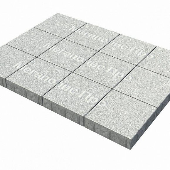 Тротуарные плиты Выбор Квадрум  Б.5.К.6 500х500х60 мм Стоунмикс Белый фото 3