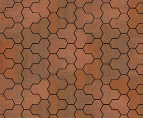 Тротуарная плитка Выбор Трилистник В.7.Ф.10 100 мм Листопад Арабская ночь