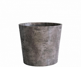 Кашпо Concretika Crater D30 H24 Concrete Grey Dark