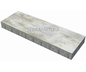 Пошаговая плита для дорожек Terrafaktura Лонго 900х300х80 мм Таежный ягель