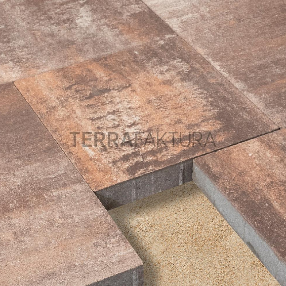 Тротуарная плитка Terrafaktura Ларго  60 мм Жженая глина фото 3