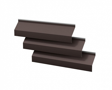 Ламель жалюзи Металлопрофиль Blackout Pe Standart 0,45 RAL8017