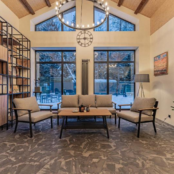 Лаунж-зона Oliver Royal Family алюминий, цвет антрацит фото 5