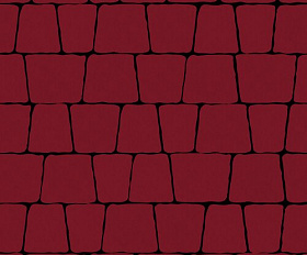 Тротуарная плитка Аттика Steinrus 60 мм Винный