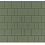 Тротуарная плитка Фабрика Готика Новый Город 240х160х60, 160х160х60, 80х160х60 мм. PROFI Зеленый на белом цементе ч/п
