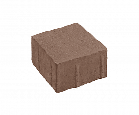 Тротуарная плитка Нобетек квадрат Антик 3К8Ф 140x140x80 мм бежевая