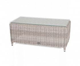 Журнальный столик Кон Панна 4SIS из искусственного ротанга, цвет бежевый