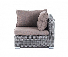 Лунго модуль диванный угловой с подушками, цвет графит