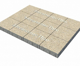 Тротуарная плитка Фабрика Готика Квадрат 300х300х60 мм Жельтау FERRO