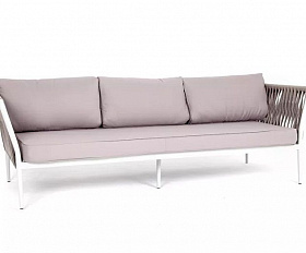 Диван трехместный Касабланка 4SIS из роупа (веревки), цвет бежевый