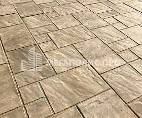 Тротуарная плитка Braer Патио 60 мм, ColorMix, цвет Плато