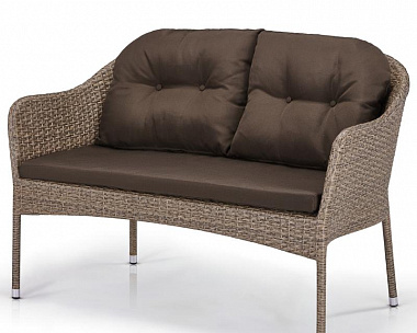 Плетеный диван S54B-W56 Light brown