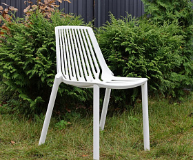 Обеденный стул Nico Royal Family из пластика, цвет белый