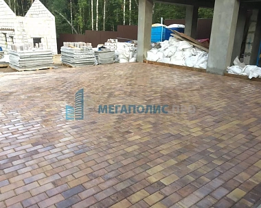 Брусчатка Braer Прямоугольник (кирпич) ColorMix 200х100х40 мм Прайд