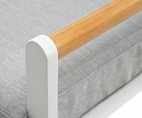 Кресло из алюминия MAYA белый Joygarden