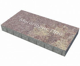 Тротуарная плита Фабрика Готика 600х400х80 мм Сансет FINERRO