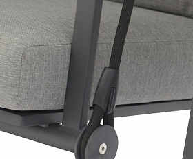 Качели Malmo Brafritid антрацит/серый, алюминий/тик