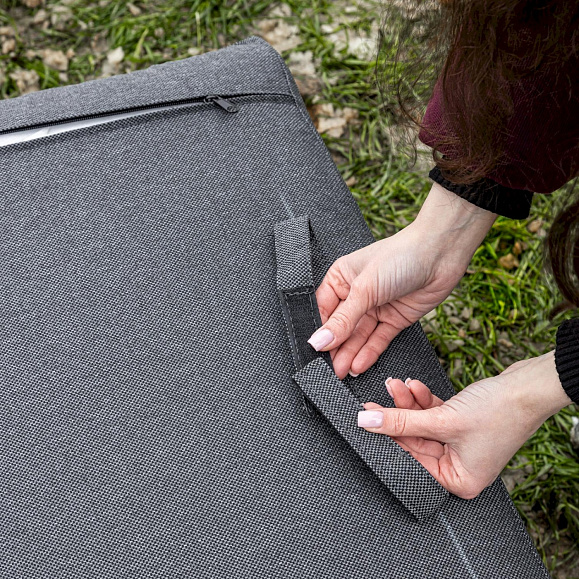 Лаунж-зона Gisselle Royal Family с угловым диваном из алюминия фото 7