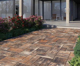 Тротуарная плитка 342 Механический завод Бавария ColorMix 60мм Карелия