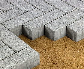 Тротуарная плитка 342 механический завод Паркет 240x80x60мм коллекция Гранит цвет Морис