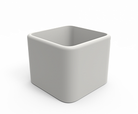 Кашпо Berkano Cubo 60 Snow White