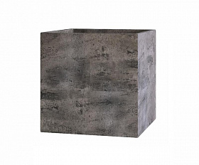 Кашпо Concretika Cube 40x40x40 Concrete Grey Dark