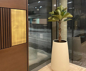 Кашпо Concretika Conic 30x30x50 Sahara