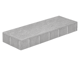 Тротуарная плитка Нобетек Широкоформатная 6П8ф 600x200x80 серая