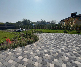 Тротуарная плитка Artstein Инсбрук Альт 60 мм Серый