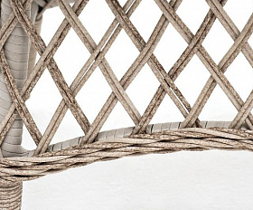 Обеденная группа Эспрессо-80 L 4SIS из искусственного ротанга, цвет бежевый