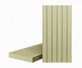 Террасная доска Террапол КЛАССИК полнотелая без паза 3000 или 2000х147х24 мм, цвет Фисташка