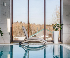 Шезлонг Agata Royal Family из искусственного ротанга с матрасом, цвет бежевый