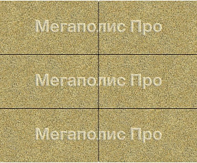 Тротуарная плита Фабрика Готика 600x300x80 мм Голд 4