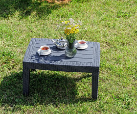 Лаунж стол Lana Royal Family из пластика, цвет графит