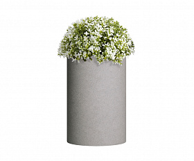 Кашпо Concretika Tube M D40H60 Cool grey