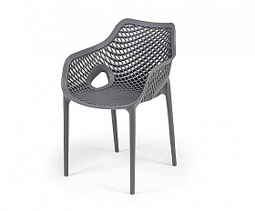 Стул Беллини 4SIS пластиковый, цвет темно-серый