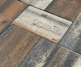 Тротуарная плитка Koldiz Колдиз 3 60 мм Оникс Коричневый