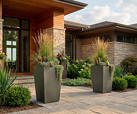 Кашпо Concretika Коник 40x40x70 Хакс 170 4010